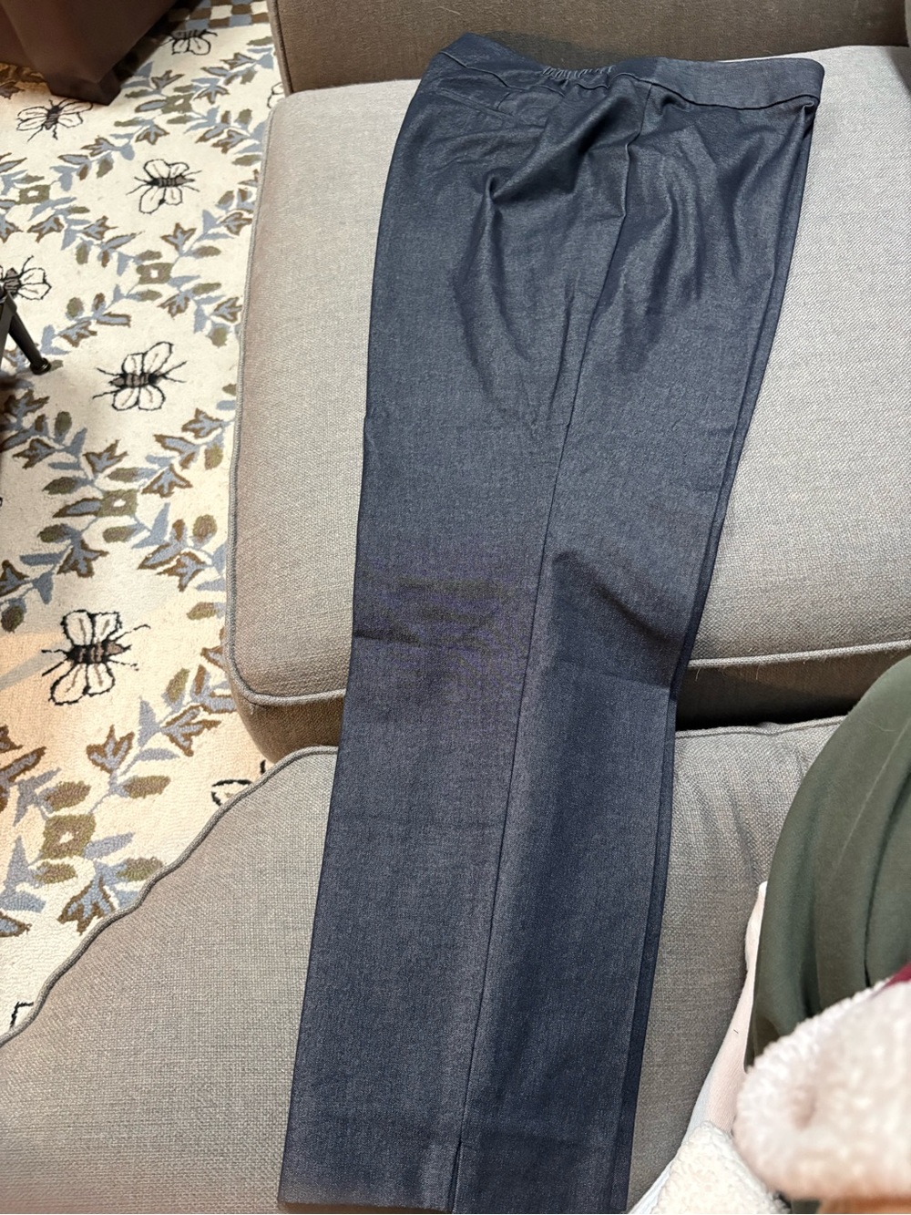 Talbots Navy Ankle Straight Dress Pants